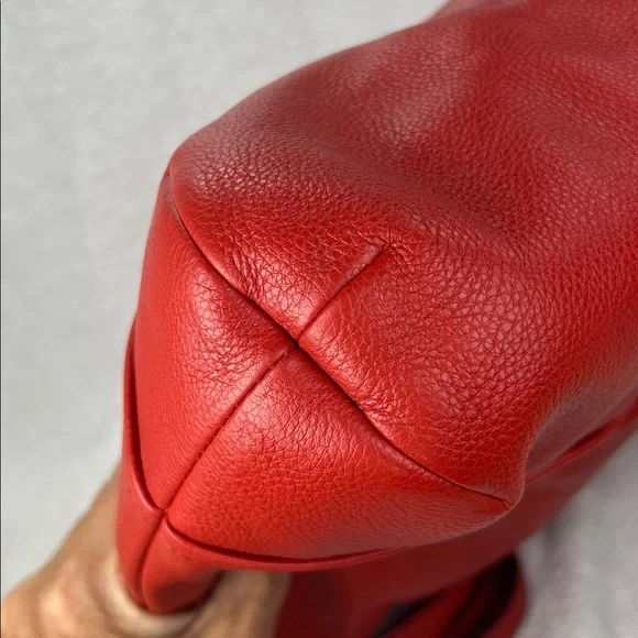 Coach 2014 Red Leather Shoulder Bag - Picture 3 of 10